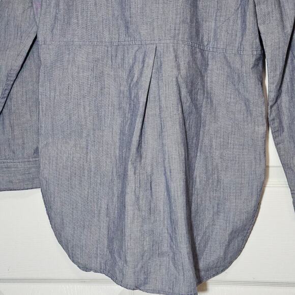 The North Face Womens Stevie Woven Front Button Up Long Sleeve Shirt Medium Long - Picture 7 of 9